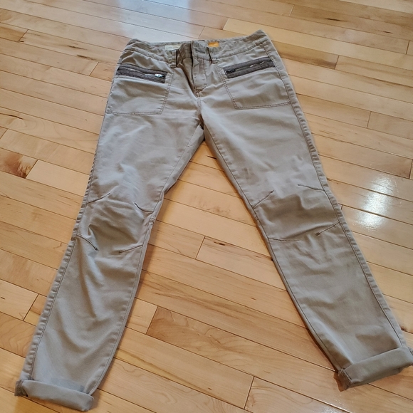 Anthropologie Pilcro and the Letterpress Khaki Pants Size 8 - Picture 2 of 8